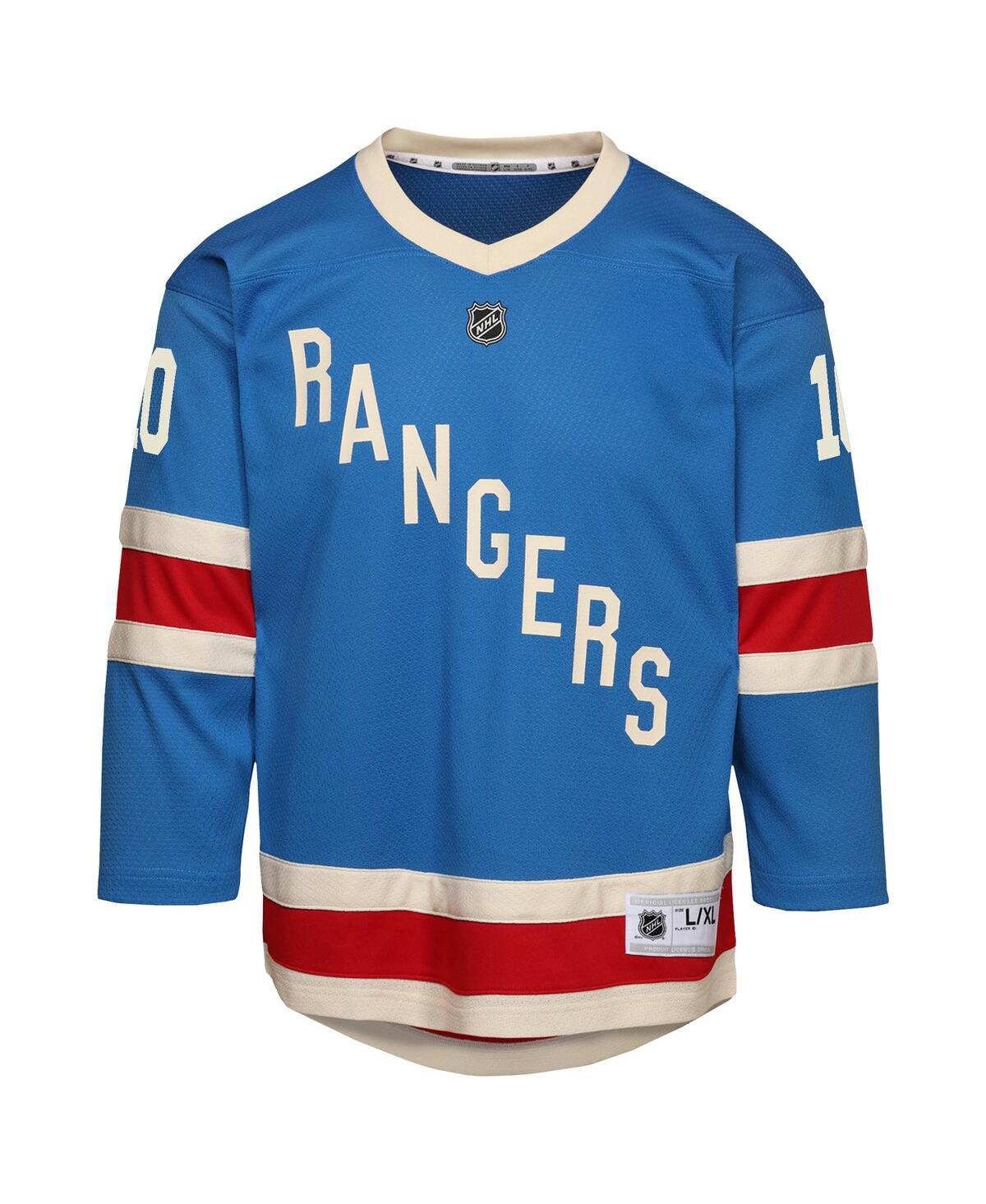 Outerstuff Big Boys and Girls Artemi Panarin Blue New York Rangers Centennial Replica Jersey
