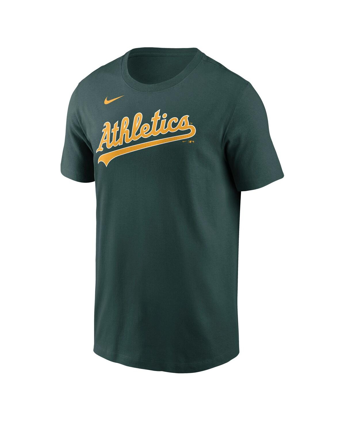 Nike Men's Nick Kurtz Green Athletics Fuse Name Number T-Shirt