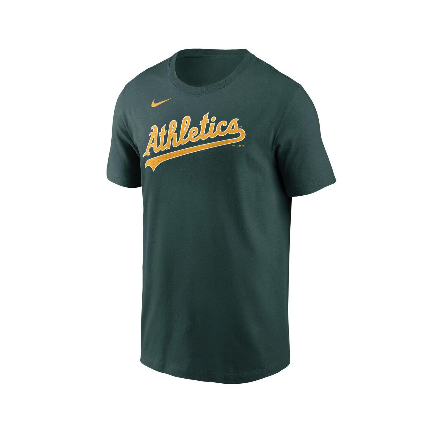 Men's Nick Kurtz Green Athletics Fuse Name & Number T-Shirt