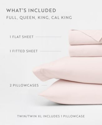 Ultra Soft Percale Cotton 3-Pc. Sheet Set, Twin
