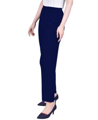 Plus Size Pull On Slim Leg Pants