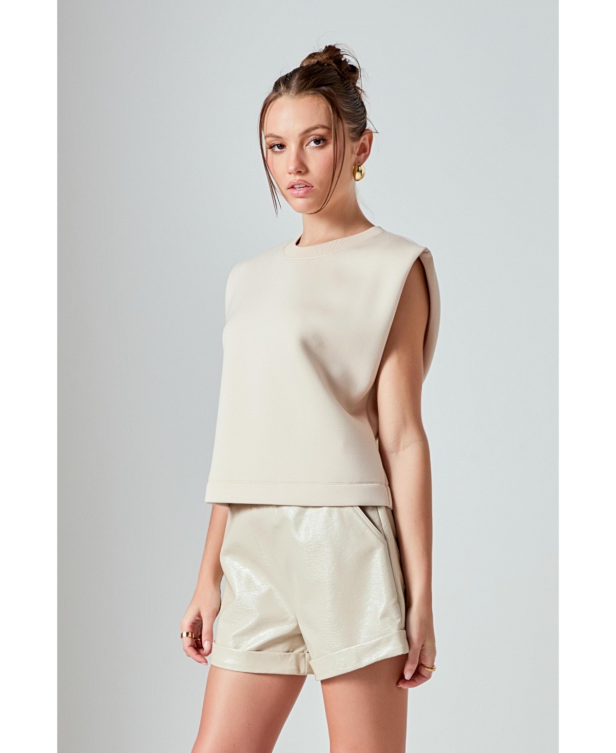 Grey Lab Women's Soft Basic Top
