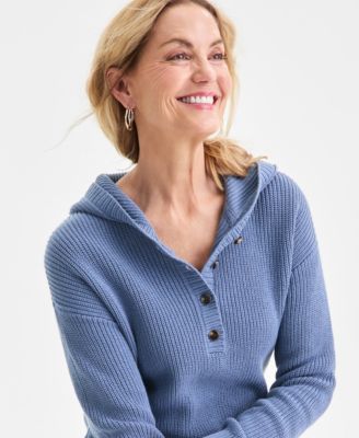 Women's Cotton Hoodie Sweater, Macy's Exclusive