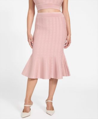GUESS - Women's Sofie Pull-On Fit and Flare Skirt