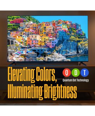 43" QLED 4K UHD Smart Roku TV – HDR10+, Dolby Vision, Alexa & Google Compatible