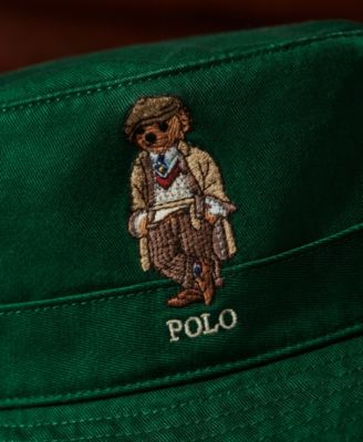 Men's Polo Bear Twill Bucket Hat