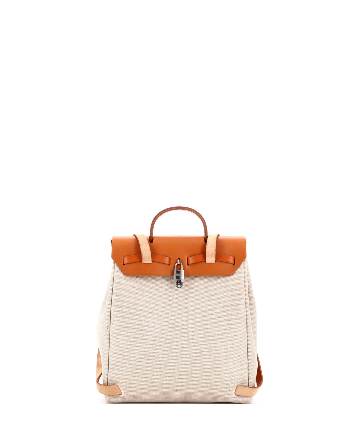 Pre-Owned Hermes Herbag A Dos Backpack Toile