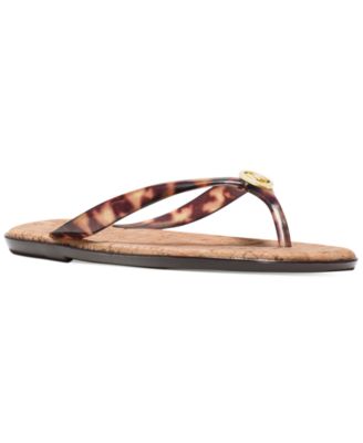 michael kors jet set jelly flip flops