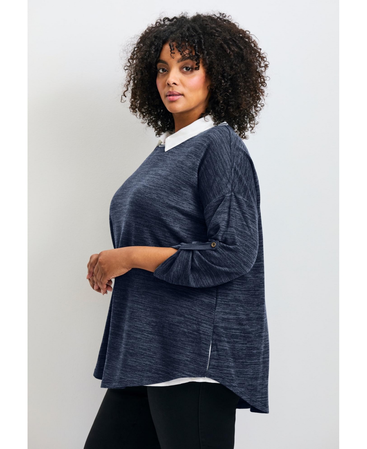 Avenue Women's Tara Twofer Hacci Top