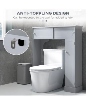 Bathroom Storage Cabinet with Adjustable Shelves Freestanding Rack for Bathroom Storage and Organization