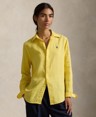 Women's Classic-Fit Linen Shirt