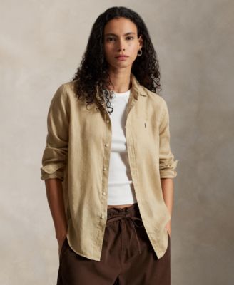 Women's Classic-Fit Linen Shirt