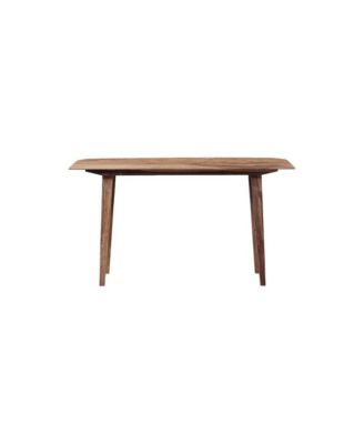 Fusion Solid Sheesham Wood Console Table, Natural