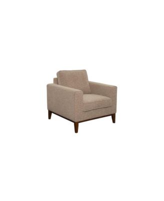 Annie Wood Trim Chair, Cream
