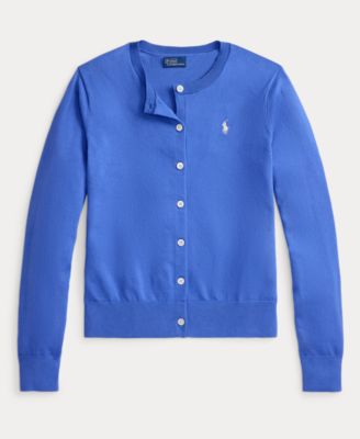 Women's Crewneck Button-Up Cardigan