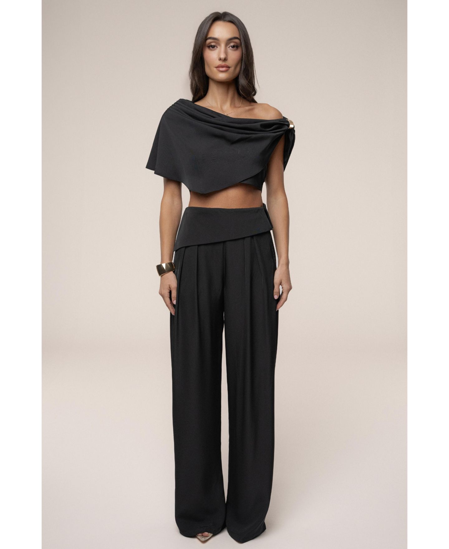 Женские брюки JLUXLABEL Executive Trousers, цвет: Чёрный — фото 5