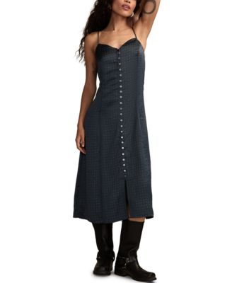 Lucky Brand - Women's Sparkle Sleeveless Midi Dress