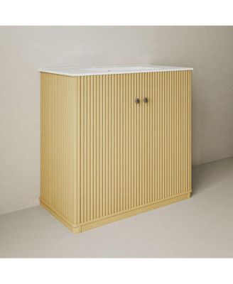 36" MDF 3-Hole Widespread Sink Top Freestanding Bathroom Vanity