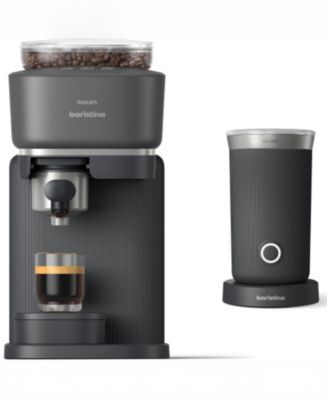 Philips Baristina Automatic Espresso Machine and Milk Frother Bundle - Macy's