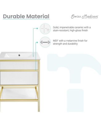 Cache 24" Freestanding Bathroom Vanity with Sink Top