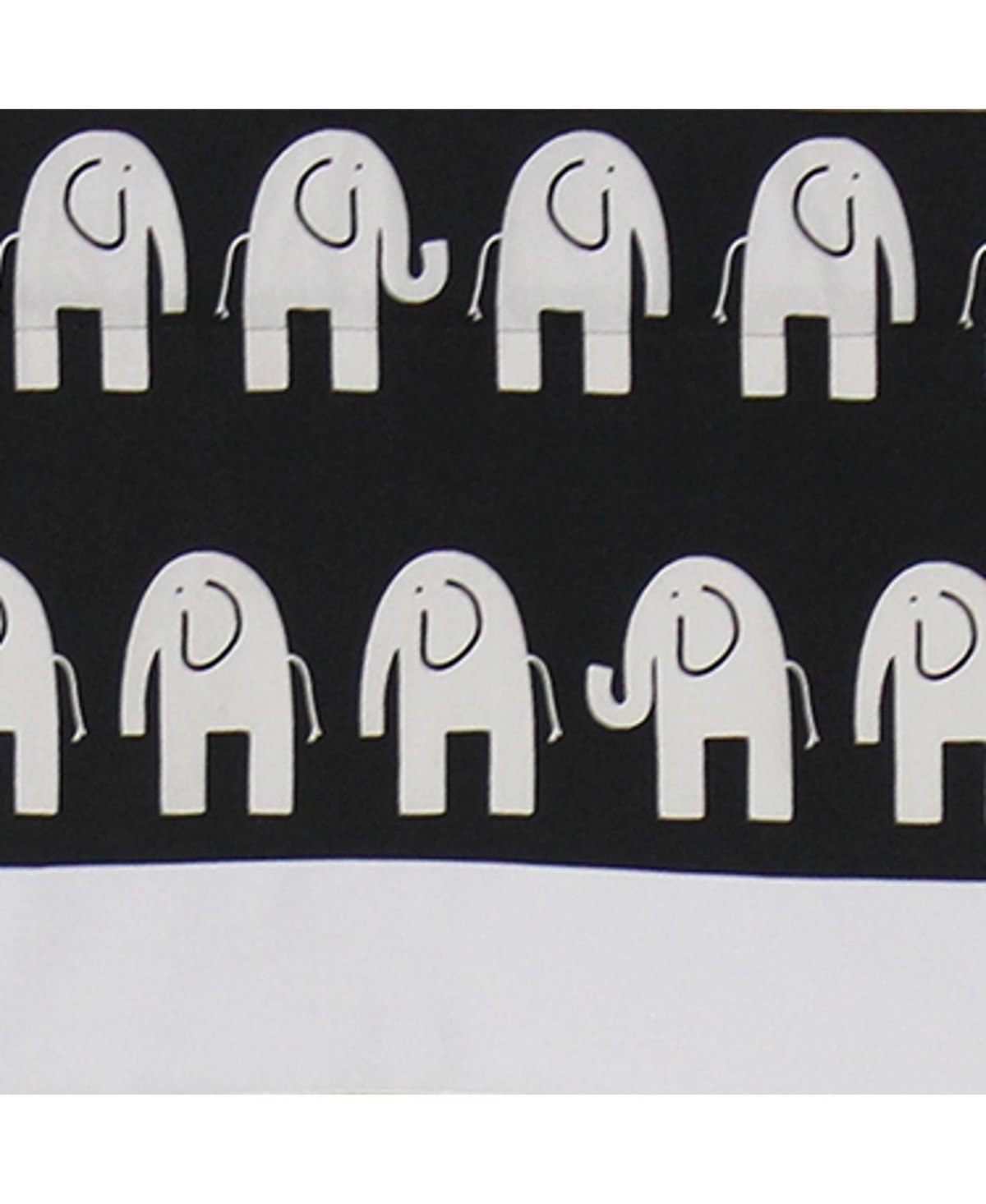 Rlf Home Ele Banded 100% Cotton with Fully Lined 3" Rod Pocket Valnance for Windows 50" x 15" Storm