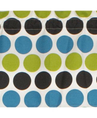 Fanci Tailored 100% Cotton with Fully Lined 3" Rod Pocket Valnance for Windows 50" x 14" Multi