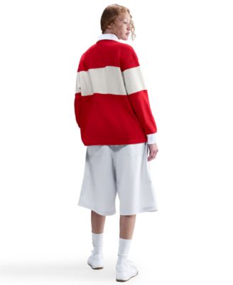 Women's Long-Sleeve Graphic Polo Top