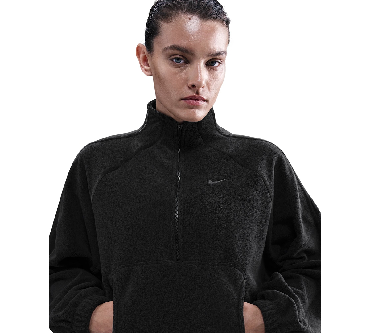 Nike Women's Therma-Fit Oversized Half-Zip Top