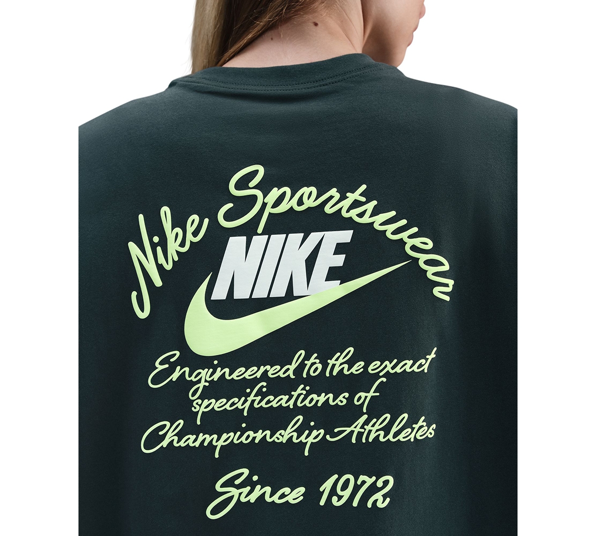 Nike Women's Sportswear Oversized T-shirt In Green