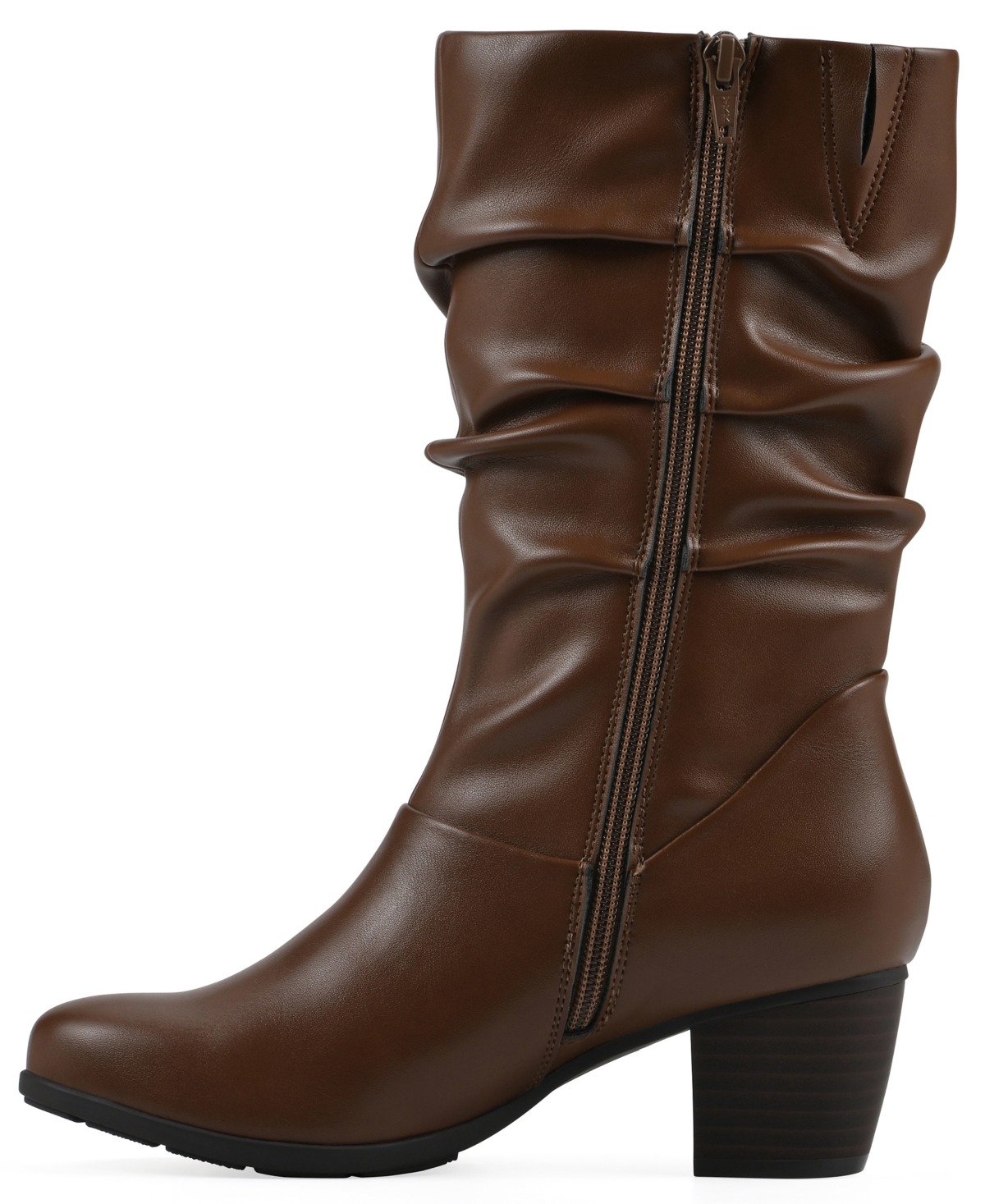 Cliffs By White Mountain Angelie Slouch Boot In Brown