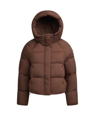 Women's Cloud Cropped Hooded Puffer Jacket