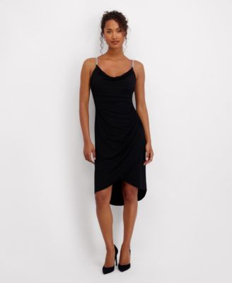 Siena - Women's High Low Cowl Neck Dress