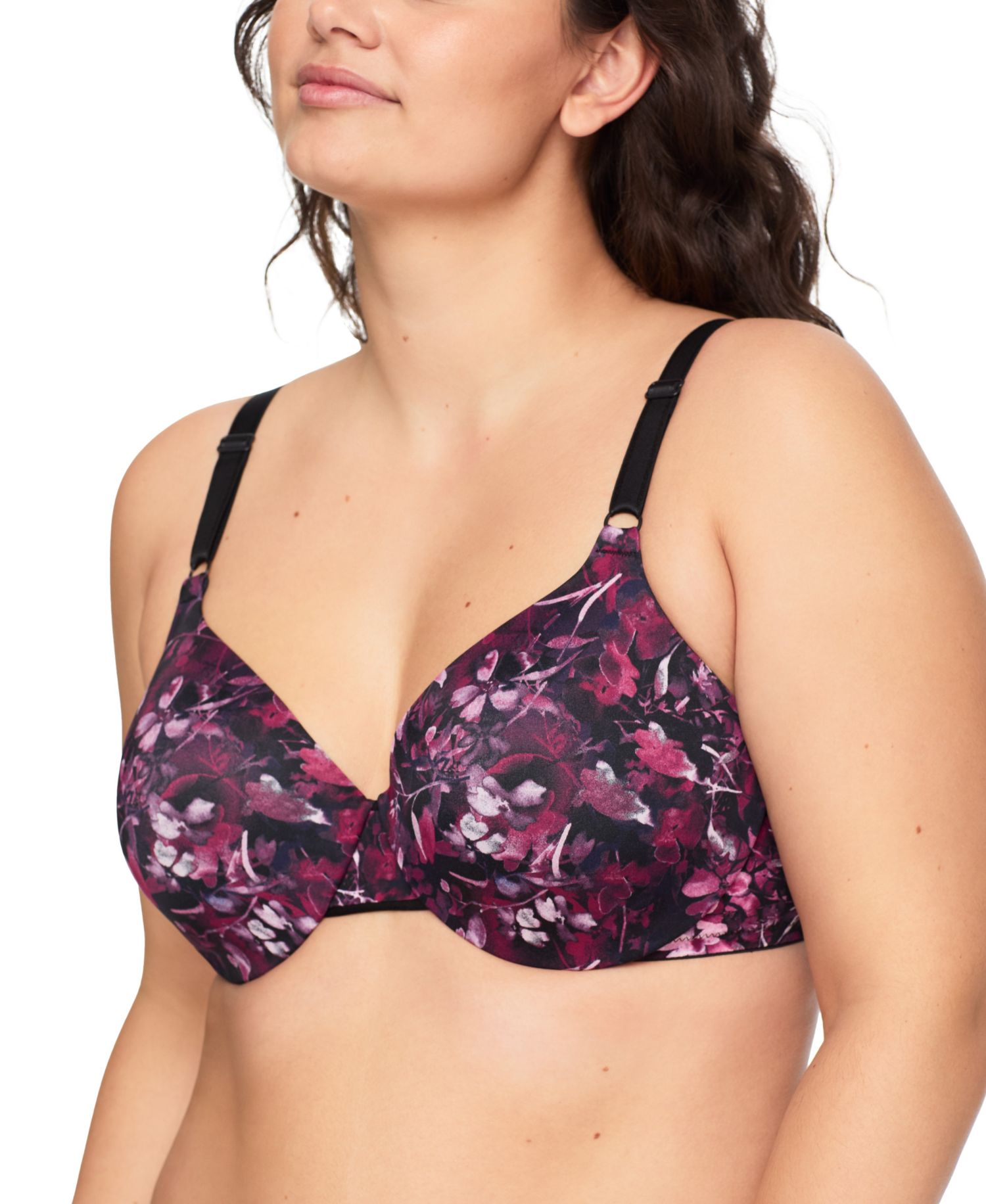 Women's Cushioned Underwire Lightly Lined T-Shirt Bra 1593