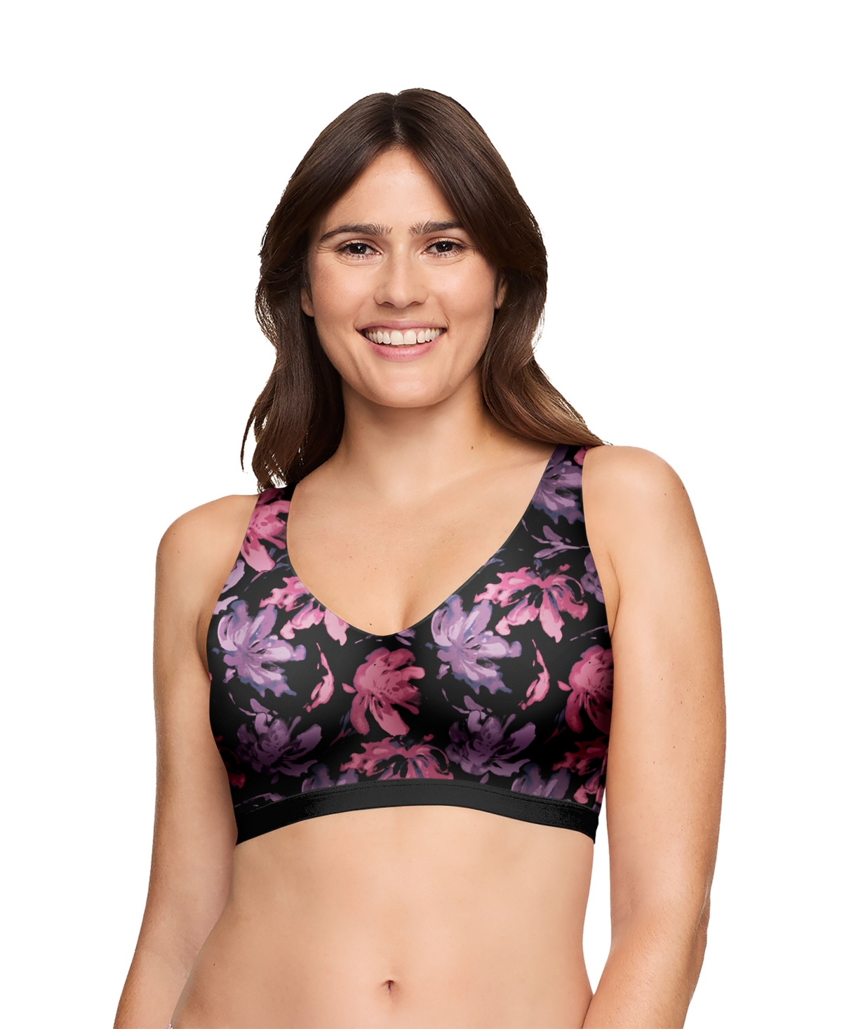 Warner's Warners Cloud 9 Super Soft, Smooth Invisible Look Wireless Lightly Lined Comfort Bra Rm1041a In Multi
