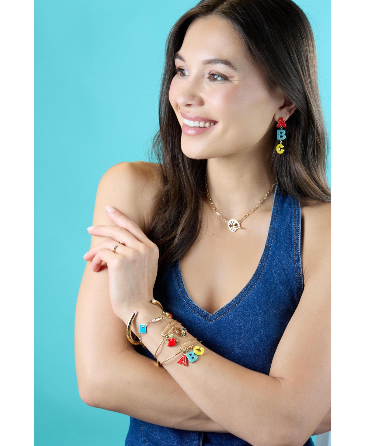 Abc Linear Earring