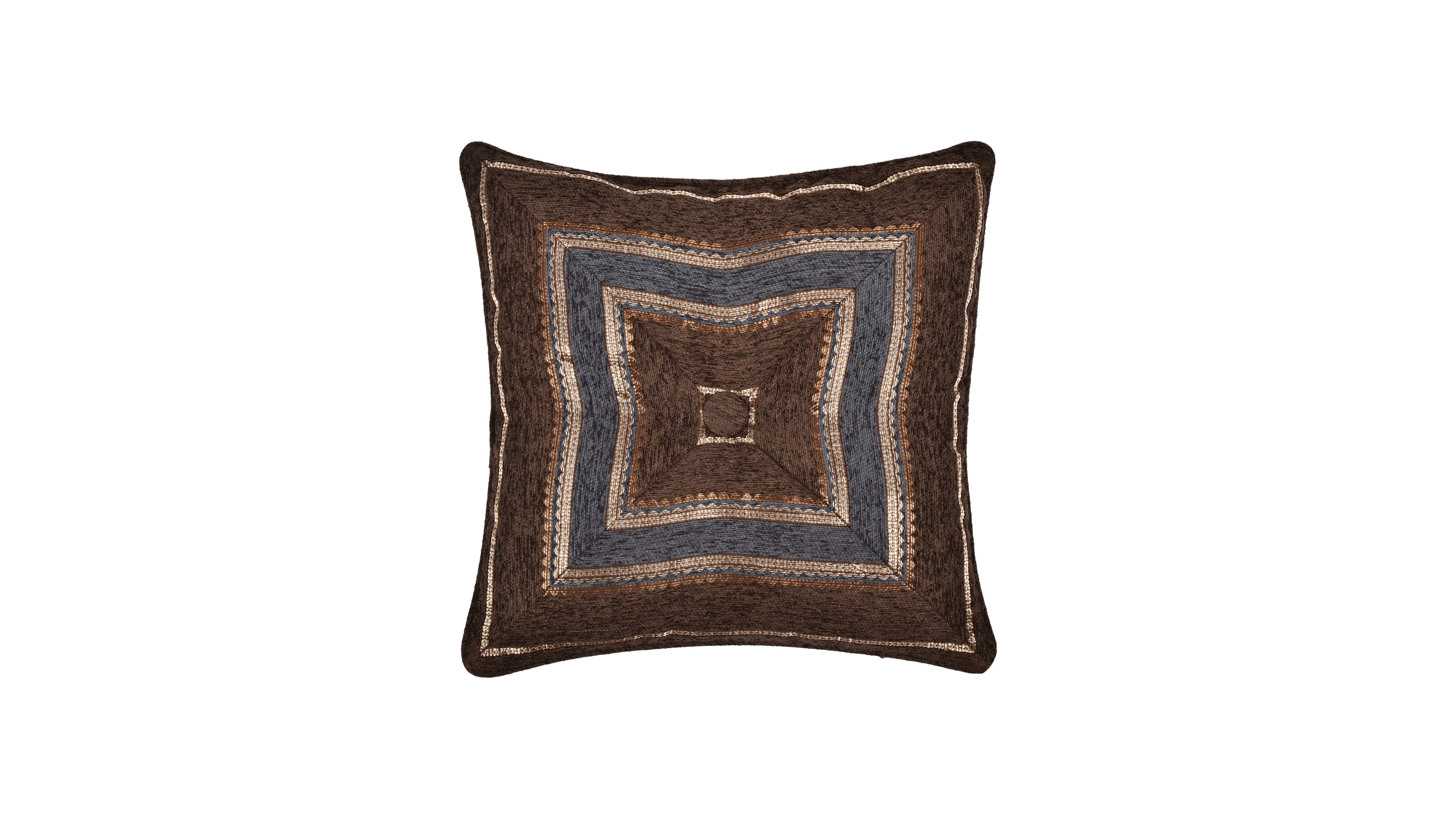 J Queen New York Sofia Chenille Stripe Decorative Pillow, 18" x 18"
