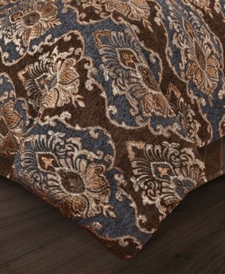 Sofia Chenille Damask 4-Pc. Comforter Set, Queen