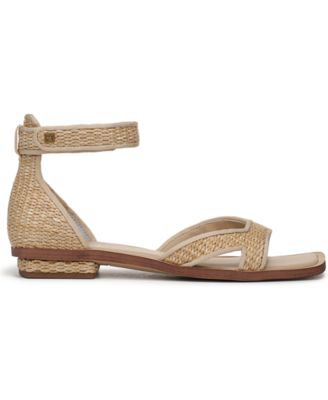 Women's Elisa Open Square Toe Ankle Strap Flat Sandals