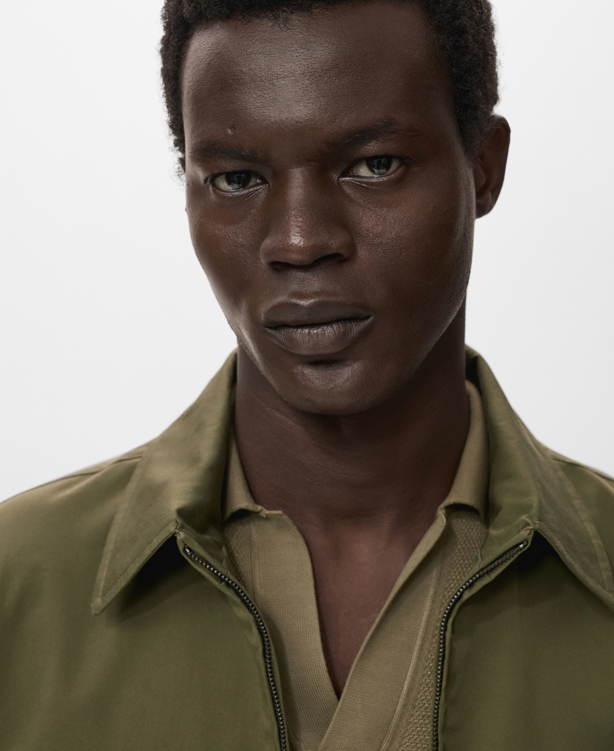 Mango Men's Pockets Cotton Jacket