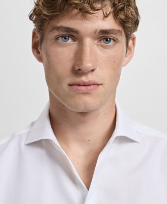 Men's Cotton Slim-Fit Formal Shirt