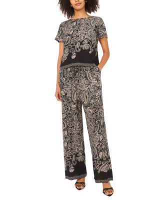 Women's Printed Short-Sleeve Top