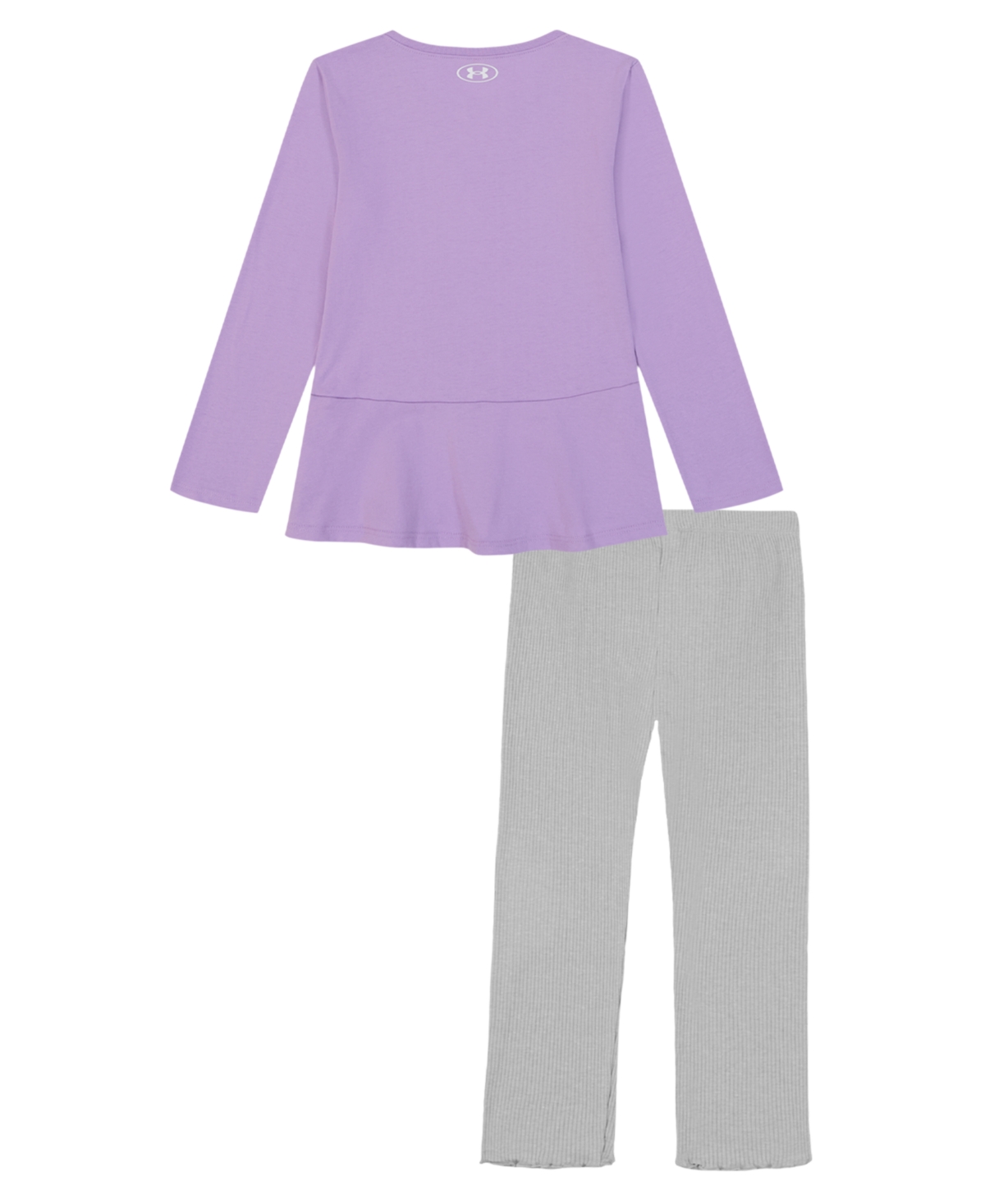 Under Armour Girls 2t-6x Long-sleeve Top And Legging, 2-piece Set In Multi