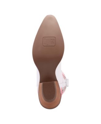 Women's Shoes Designed With Floral Embroidery(Posie) - Boots.