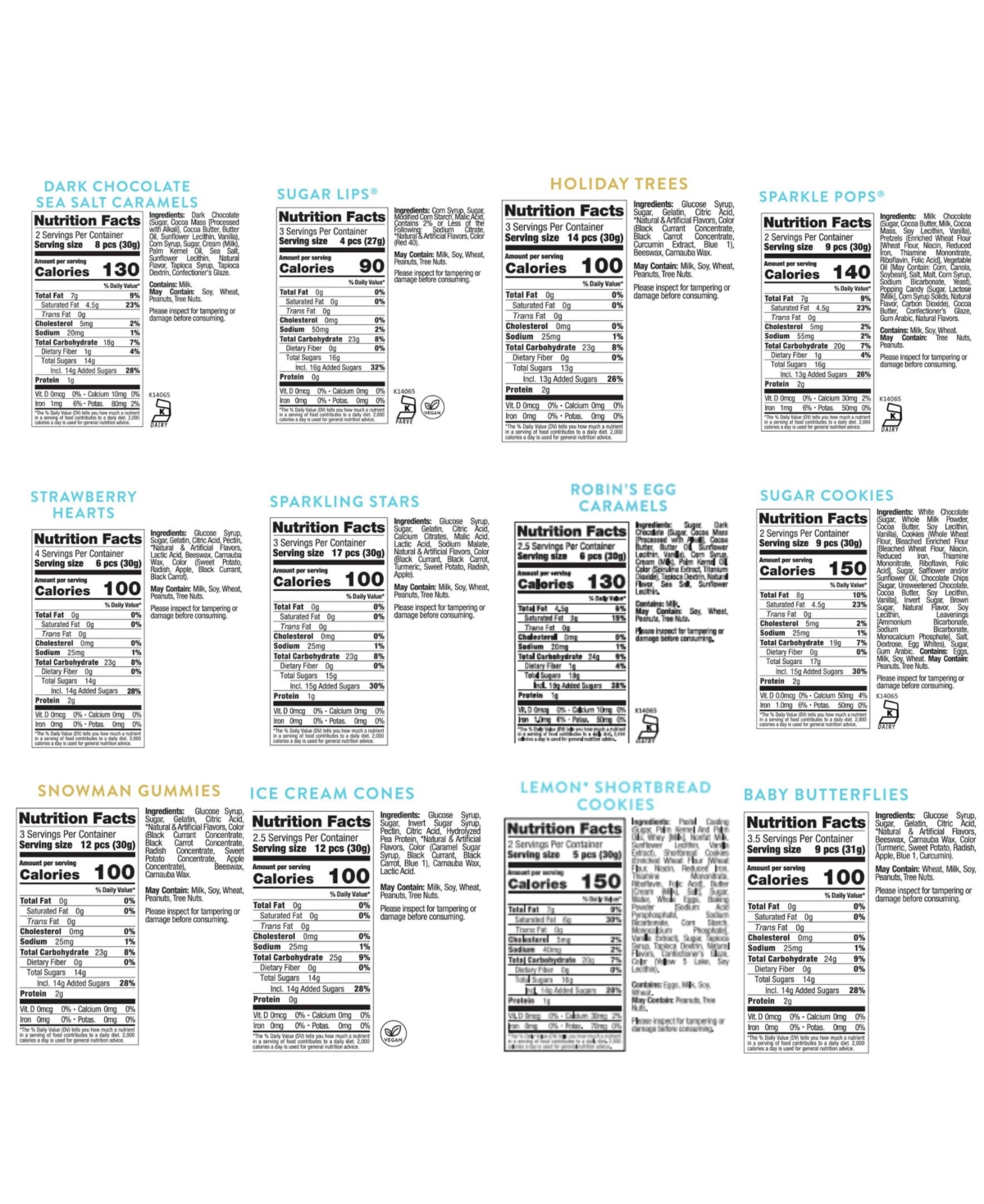 Sugarfina Holiday Boutique Tasting Collection, 12 Piece