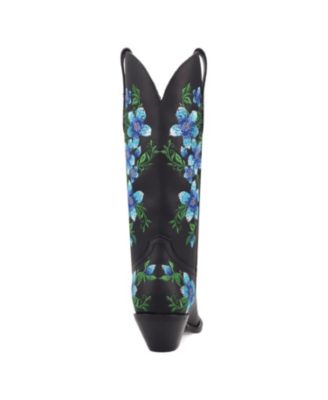 Women's Shoes Designed With Floral Embroidery(Posie) - Boots.