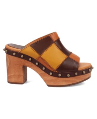 Women's Mosaic Wooden Sandal