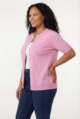 Plus Size Within Perfect Elbow - Length Sleeve Cardigan Sweater