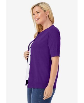 Women's Within Perfect Elbow-Length Sleeve Cardigan