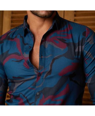 Men's Midnight Blue Impressia Regular Shirt