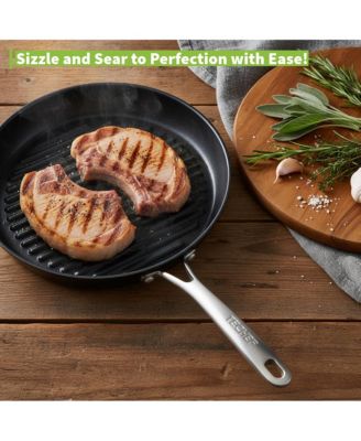 Onyx Collection Nonstick Aluminum 12" Grill Pan